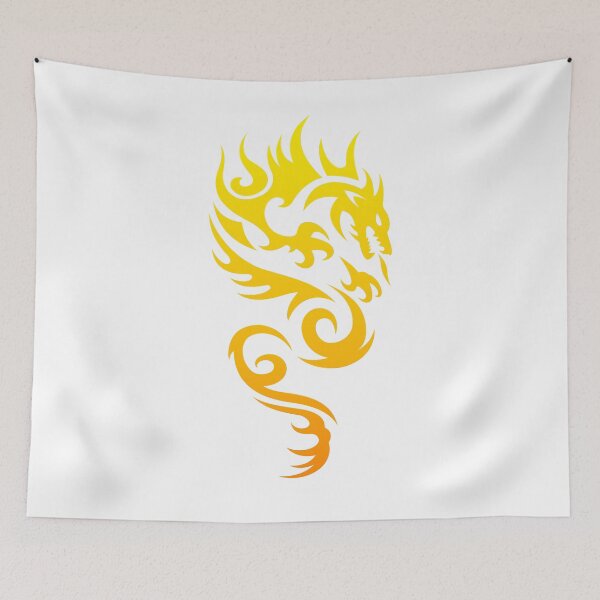 Item preview, Tribal Dragon - Flame Fire Dragon designed and sold by augenpulver.