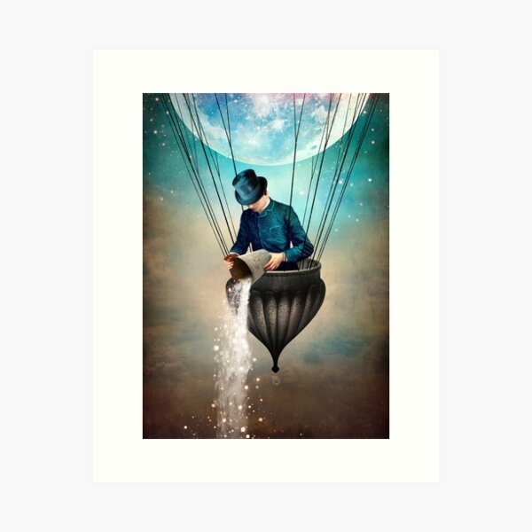 High in the sky Art Print