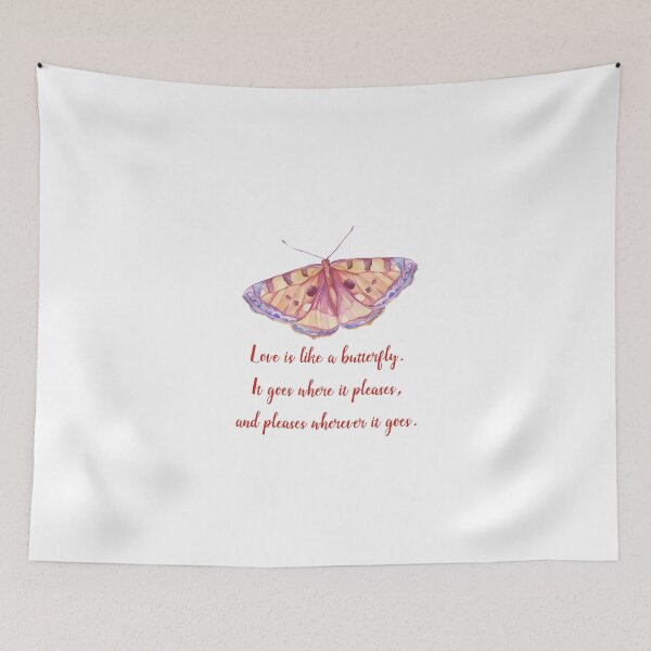 Item preview, Love is like a butterfly. designed and sold by Ian McKenzie.