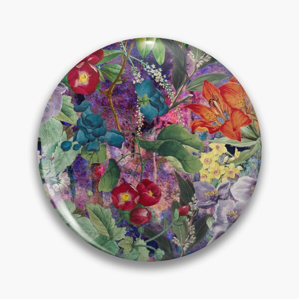 Artikelvorschau, Exotische Blumen und Blätter Himmel, Blätter und Blumen tropischen Muster, botanische Illustration, lila türkis florale Illustration entworfen und verkauft von ZeinabTaha.