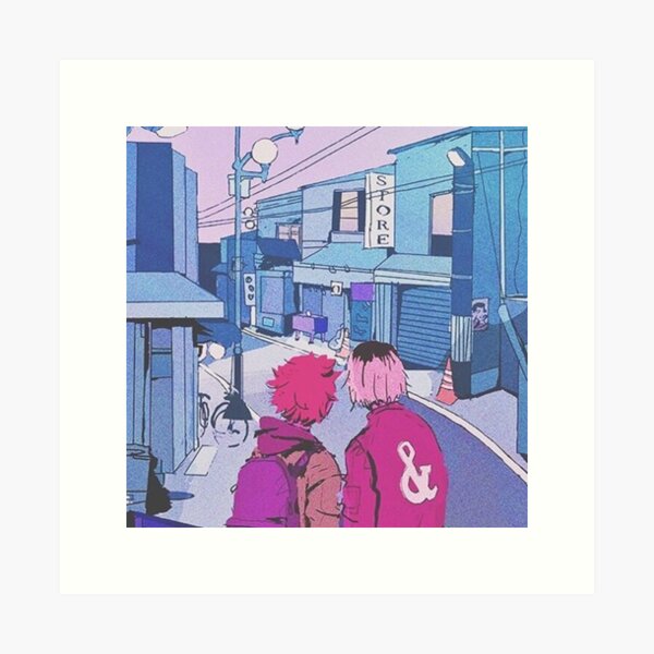 Osaka Street Punks Art Print