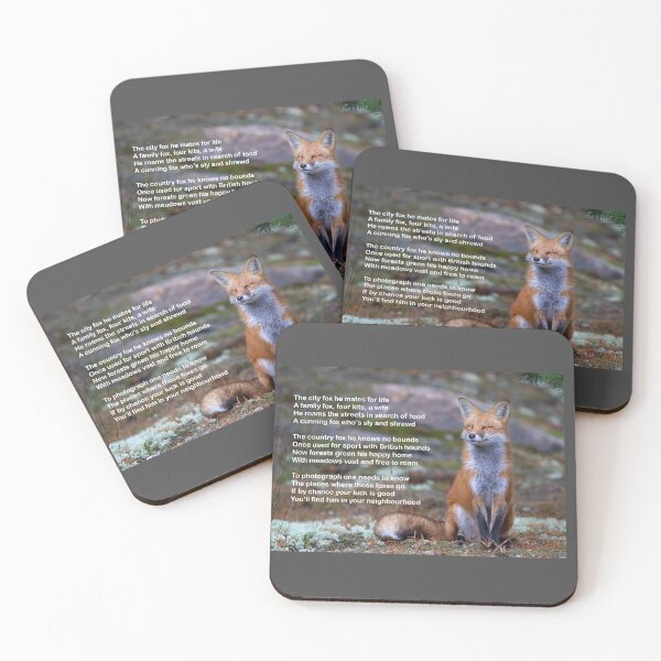 Item preview, A Red Fox Poem designed and sold by James Cumming.