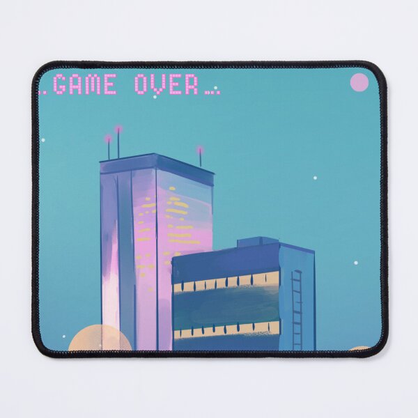Item preview, Colourful City-scape retro game over designed and sold by TiredSince 10.