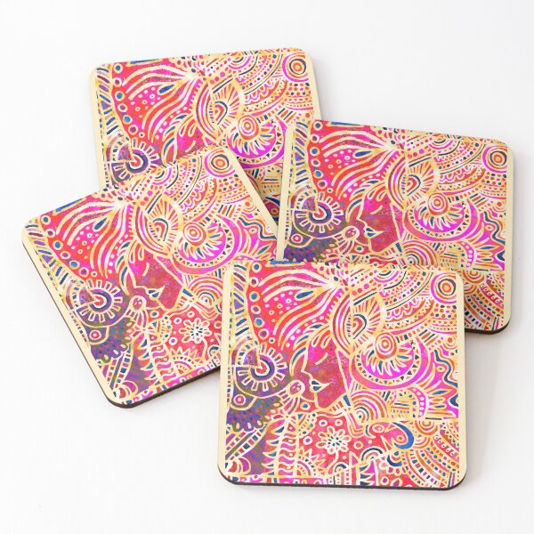 Item preview, Seraphina in batik style by Rene Dauphine designed and sold by SirenSeventyOne.