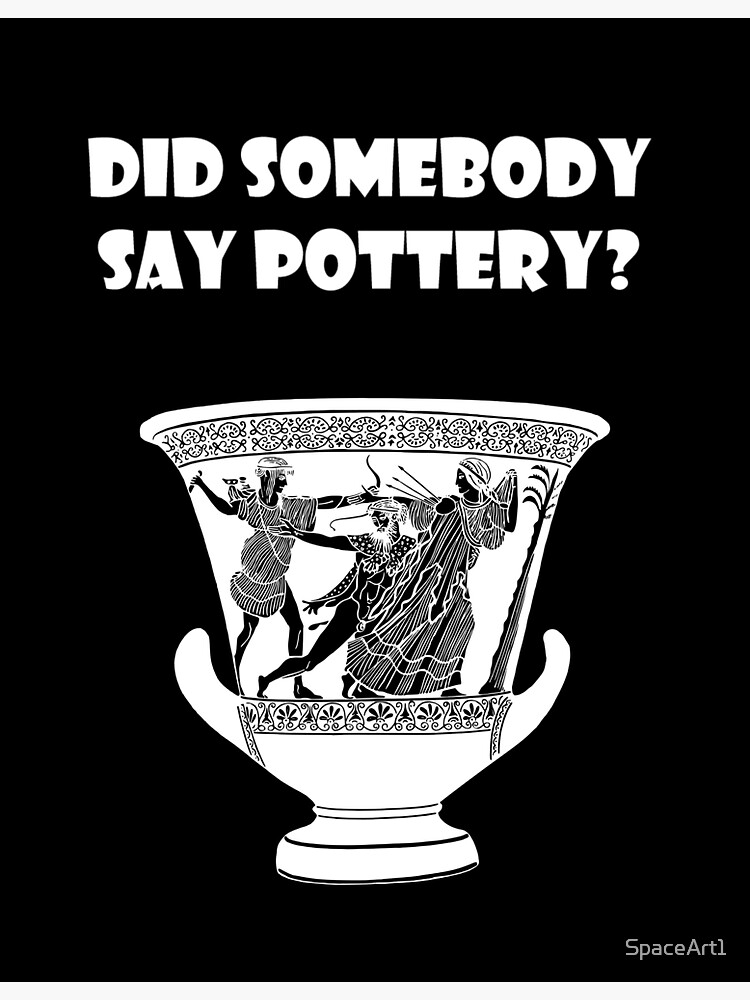 "Pottery Lover Greek Ceramics" Sticker for Sale by SpaceArt1 Redbubble