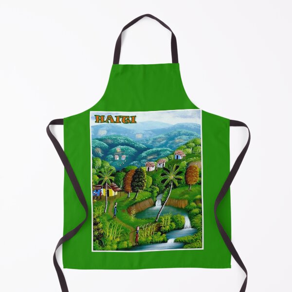 Item preview,  HAITI : Vintage Village Travel and Tourism Advertising Poster designed and sold by posterbobs.