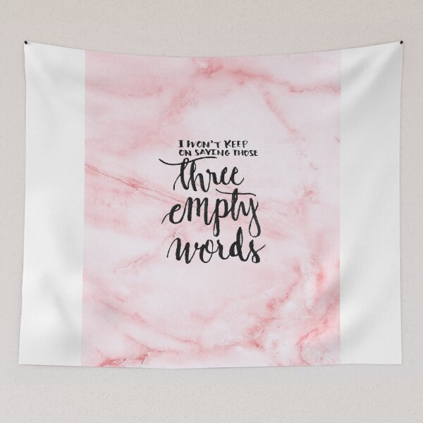 Item preview, 3 empty words - pink  designed and sold by Laura-Martnez.