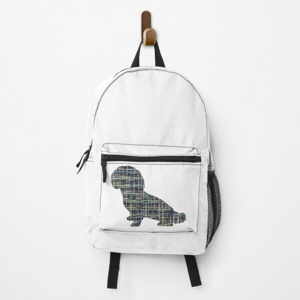 Item preview, I Love My ShihPoo Grid Dog Silhouette  designed and sold by AMSonArt.
