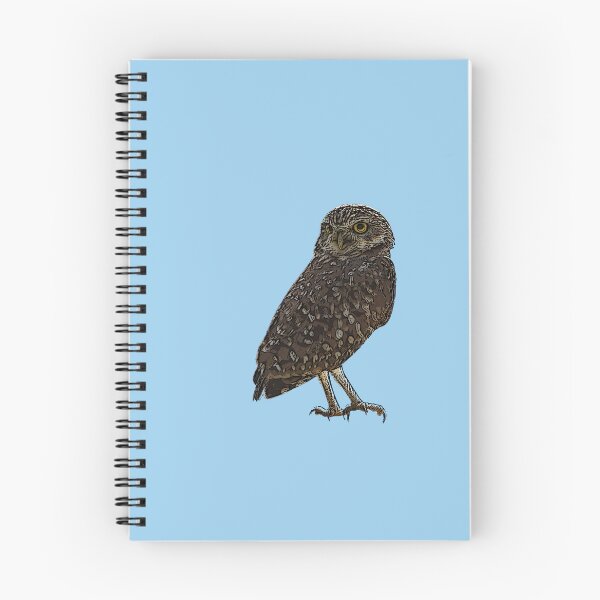 Item preview, A Burrowing Owl (Shoco) Black Alternate Design Painting Print designed and sold by designsasstultd.