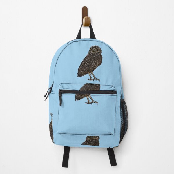Item preview, A Burrowing Owl (Shoco) Black Alternate Design Painting Print designed and sold by designsasstultd.