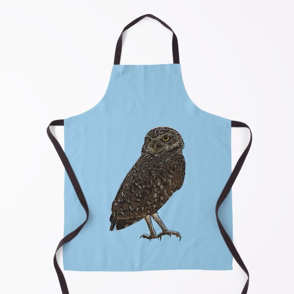 Item preview, A Burrowing Owl (Shoco) Black Alternate Design Painting Print designed and sold by designsasstultd.