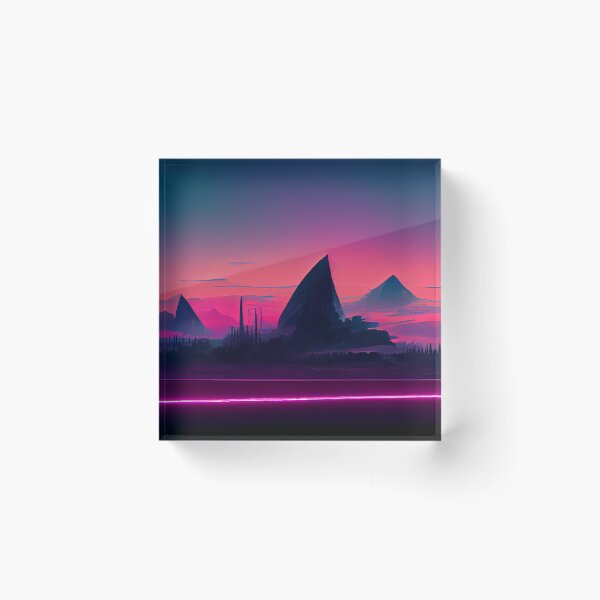 Item preview, Synthwave Landscapes 6 designed and sold by Creative Shed Designs.