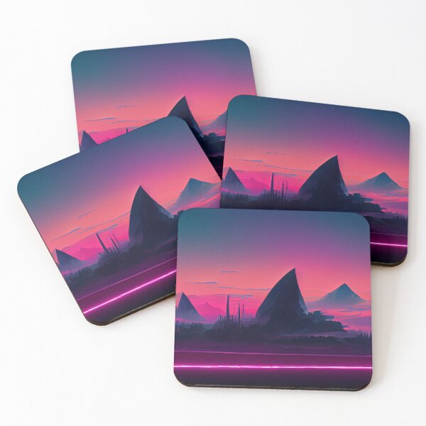 Item preview, Synthwave Landscapes 6 designed and sold by Creative Shed Designs.