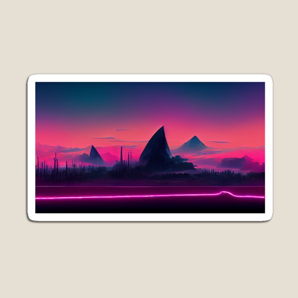 Item preview, Synthwave Landscapes 6 designed and sold by Creative Shed Designs.