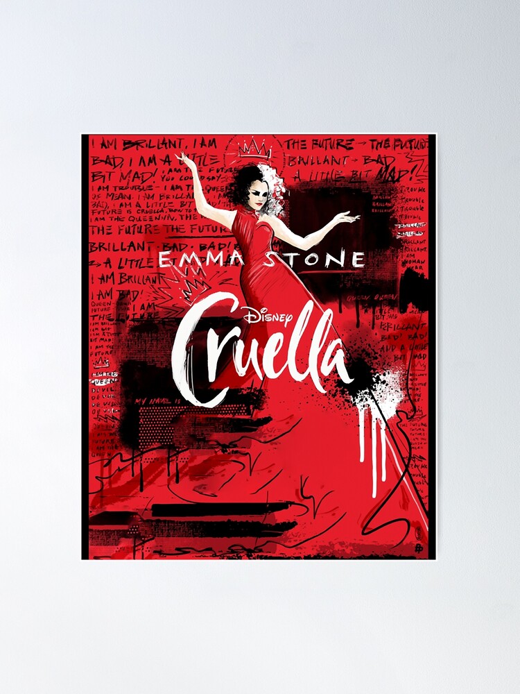 Look: Emma Stone is Cruella de Vil in poster for Disney film 