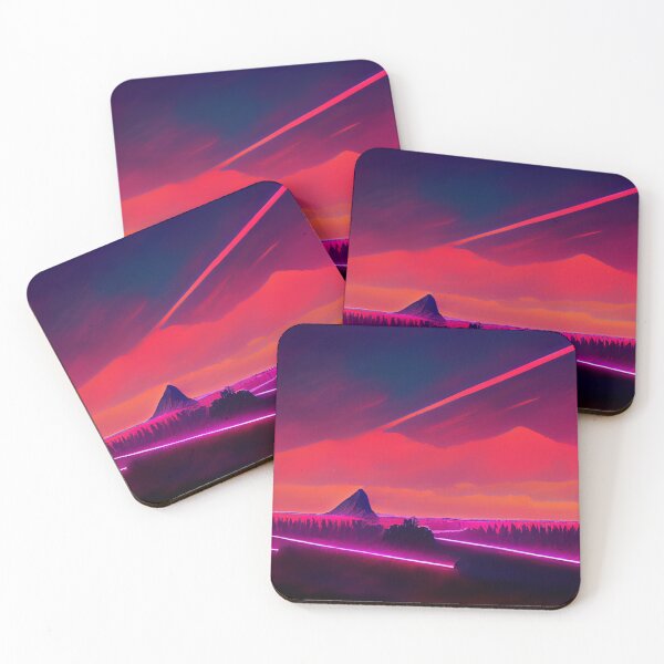 Item preview, Synthwave Landscapes 7 designed and sold by Creative Shed Designs.