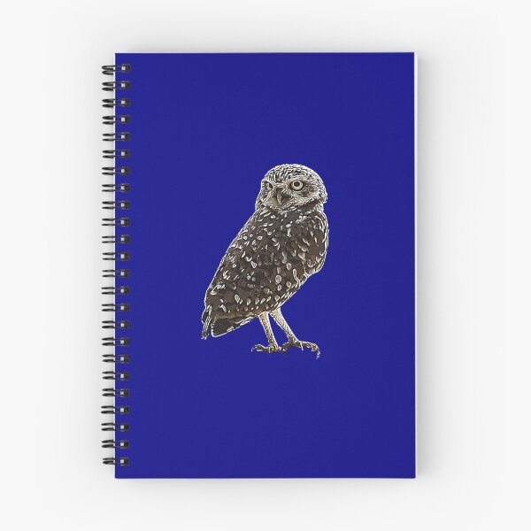 Item preview, A Burrowing Owl (Shoco) White Alternate Design Painting Print designed and sold by designsasstultd.