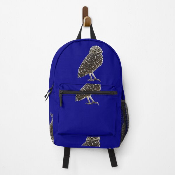 Item preview, A Burrowing Owl (Shoco) White Alternate Design Painting Print designed and sold by designsasstultd.
