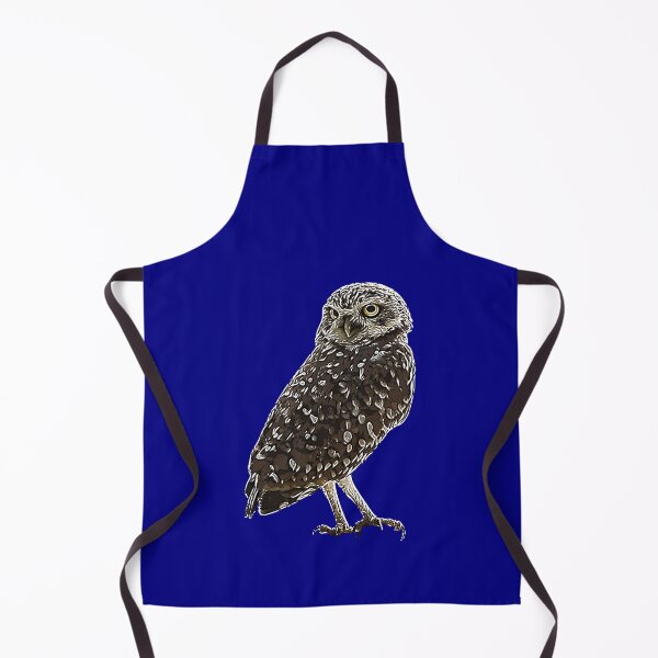 Item preview, A Burrowing Owl (Shoco) White Alternate Design Painting Print designed and sold by designsasstultd.