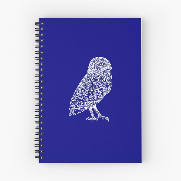 Item preview,  A Burrowing Owl (Shoco) White Design Painting Print designed and sold by designsasstultd.