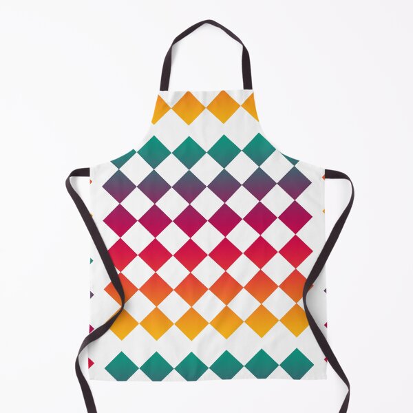 Item preview, Rainbow diamond check pattern designed and sold by MadandMean.