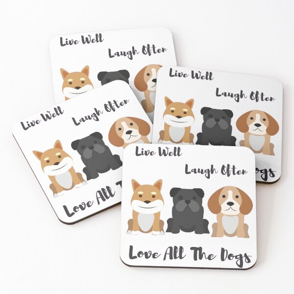 Item preview, Live Laugh Love All the Dogs designed and sold by LoveofDog.