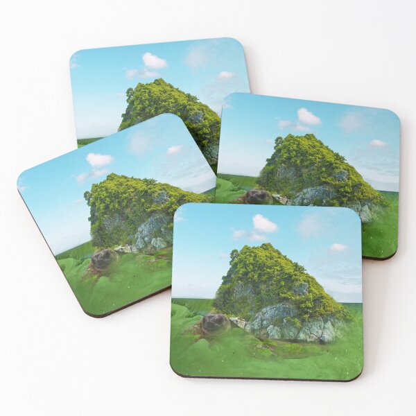 Item preview, Design with the turtle, nature, algae and sea beach- Tshirt design designed and sold by Billium Halder.