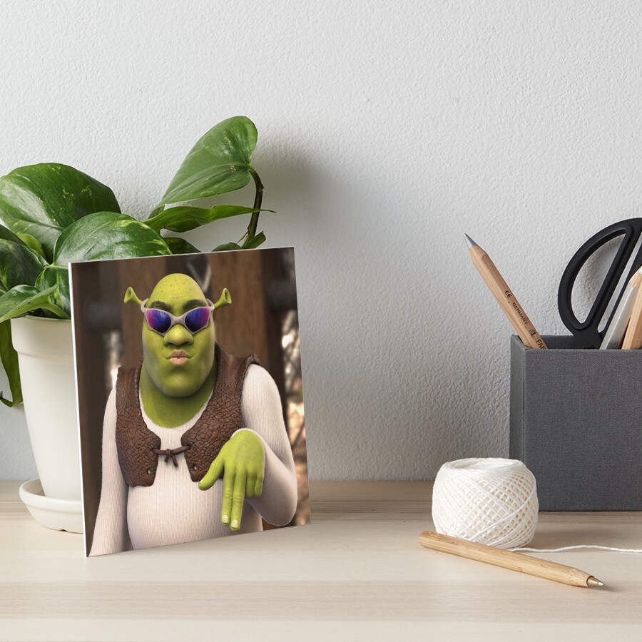 Sassy shrek Art Print