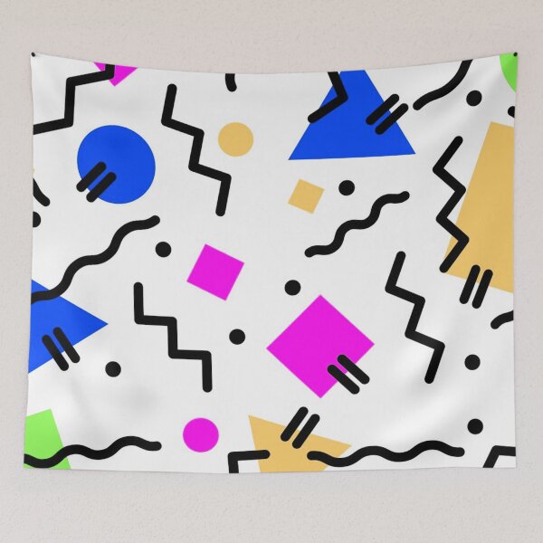 Item preview, Memphis Style Geometric designed and sold by TotallyRetroArt.