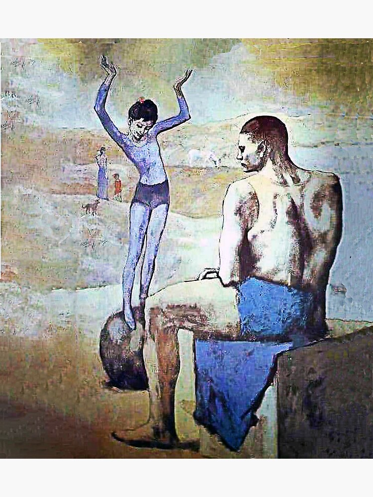 Disover Young Acrobat on a Ball, 1905 - Pablo Picasso Premium Matte Vertical Poster