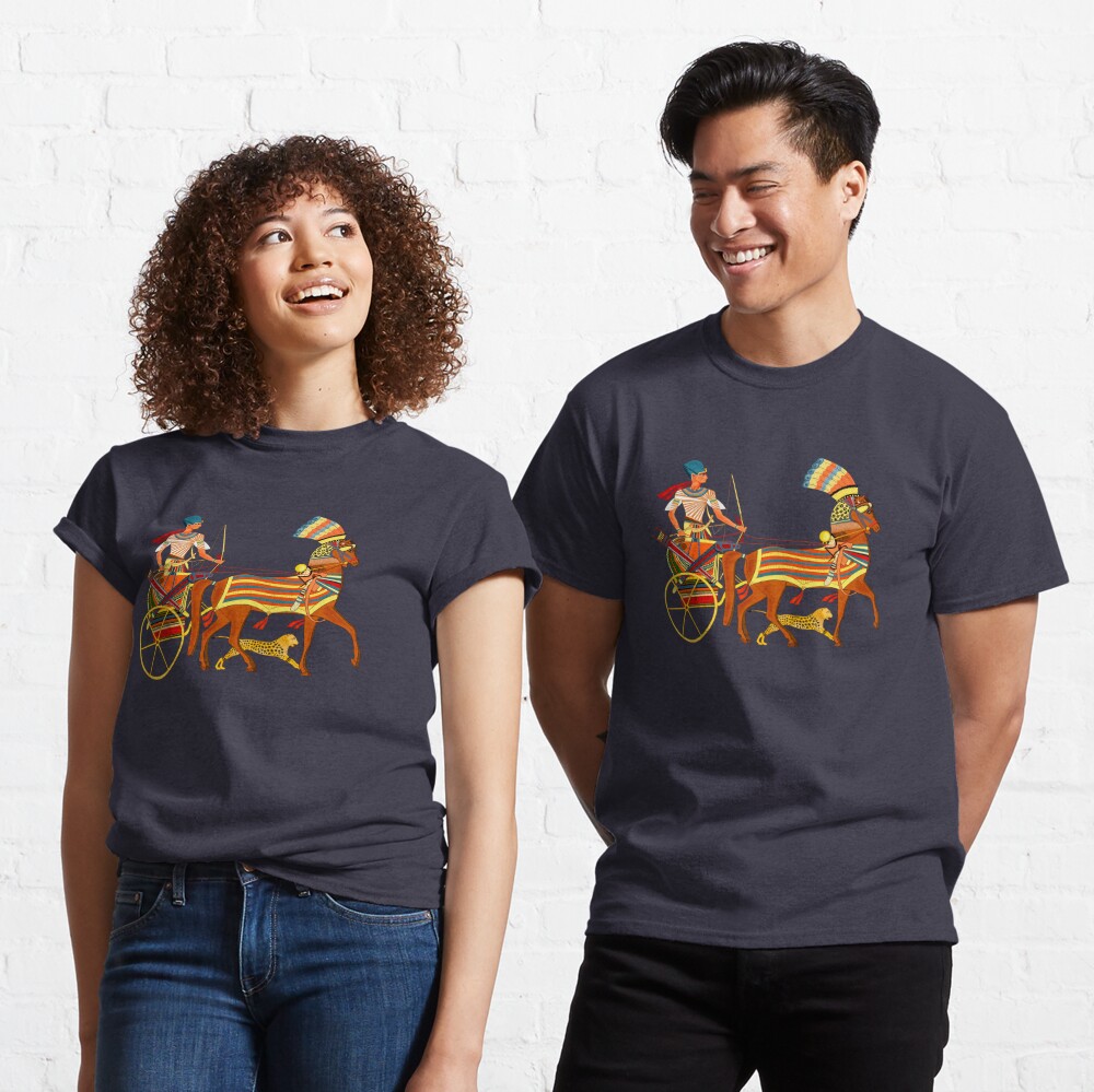 Ramesses II on an Egyptian chariot Classic T-Shirt