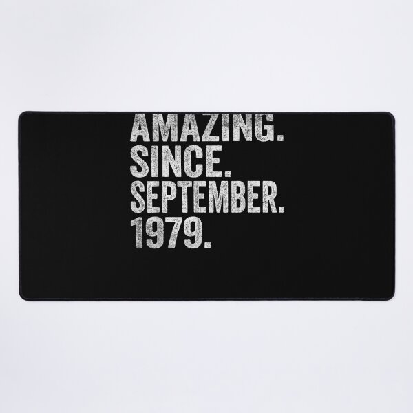 Item preview, 43 Year Old 43rd Birthday Funny Amazing Since September 1979  designed and sold by sarahbennetth.