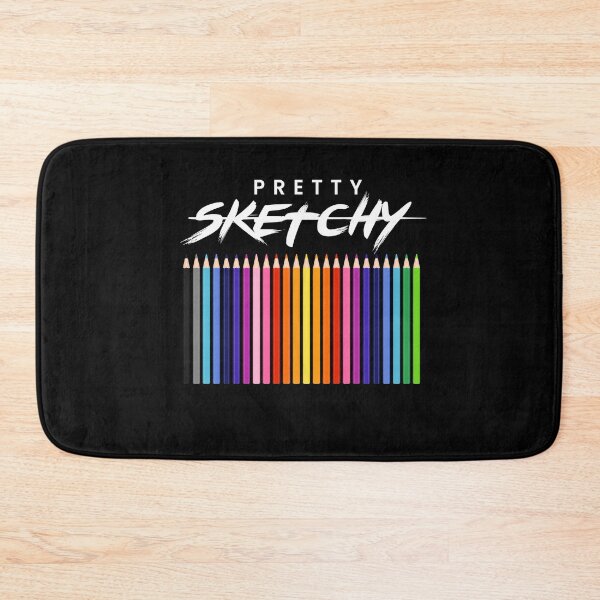 Item preview, Pretty Sketchy Drawing Art Artist designed and sold by MooonTees.