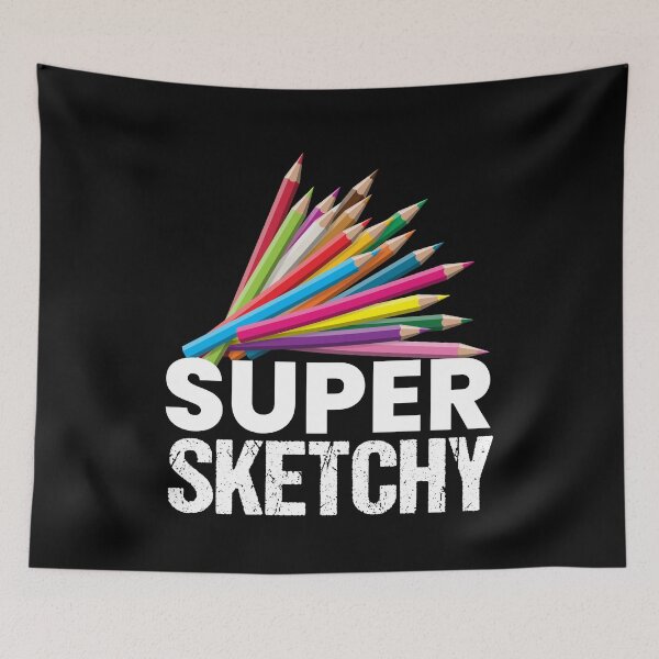 Item preview, Super Sketchy Drawing Art Artist designed and sold by MooonTees.
