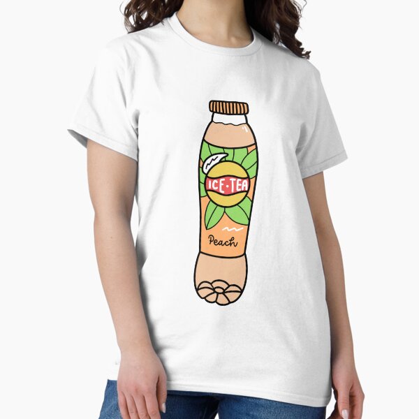 Vista previa del artículo con la obra «Ilustración linda de una botella de bebida de té helado de melocotón», diseñado y vendido por Elijah T.