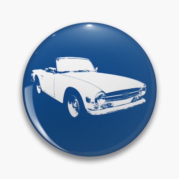 Item preview, Triumph TR6 1970s classic sports car monoblock white designed and sold by soitwouldseem.