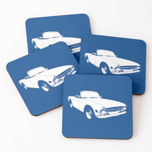 Item preview, Triumph TR6 1970s classic sports car monoblock white designed and sold by soitwouldseem.