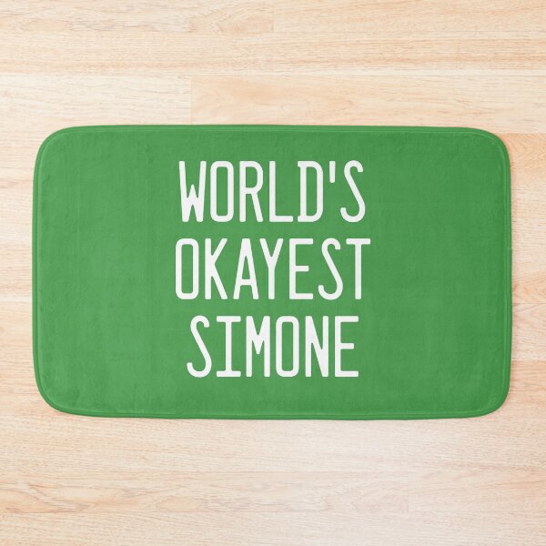Item preview, World's Okayest Simone designed and sold by TimespunThreads.