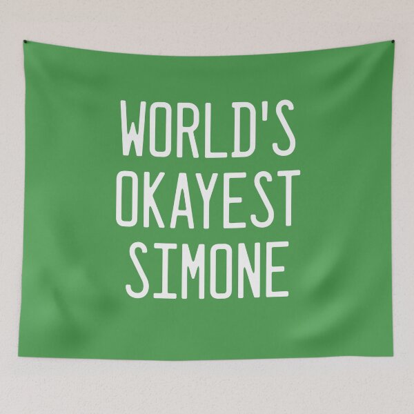 Item preview, World's Okayest Simone designed and sold by TimespunThreads.
