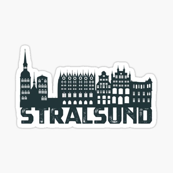 Artikel-Vorschau von Hansestadt Stralsund Silhouette Skyline Ostsee Wahrzeichen S, designt und verkauft von Raika-Kokuin.