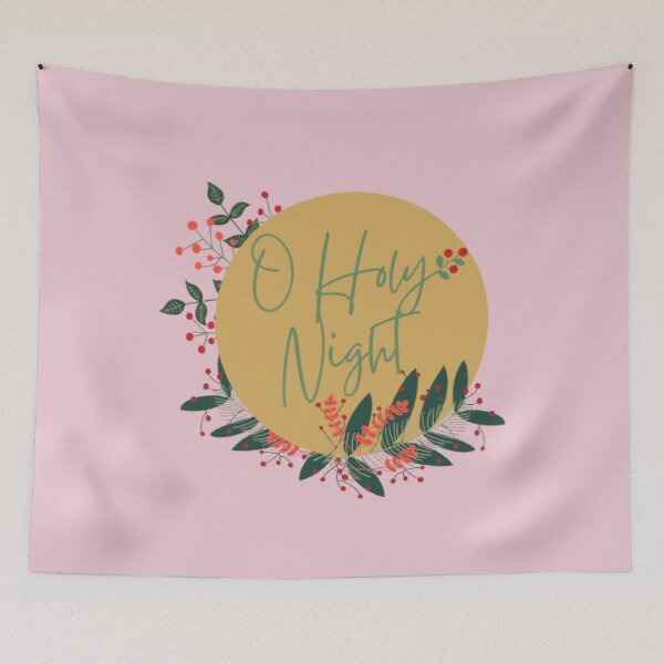 Item preview, O holy night Festive Foliage designed and sold by BloompodDesigns.