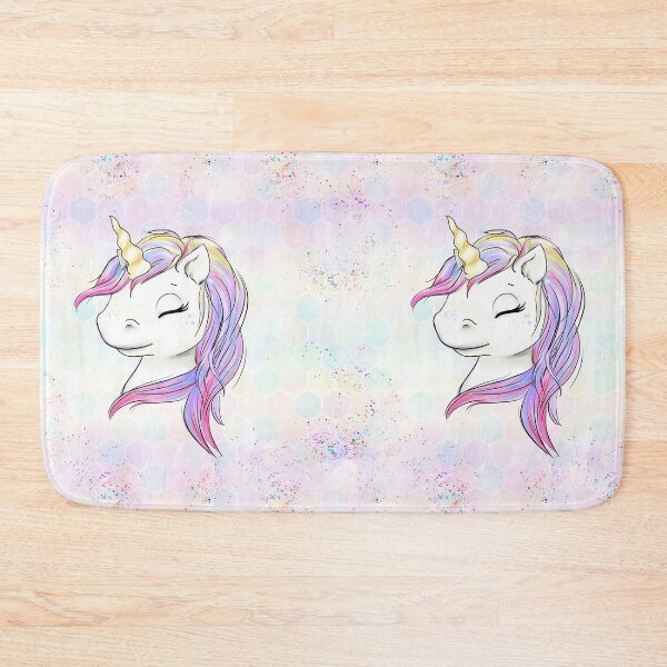 Item preview, Girl Rainbow Unicorn Head Unicorn's Party designed and sold by CreativeBu.