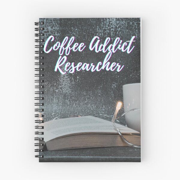 Item preview, Coffee addict Researcher -  Research scholar phd themed gifts (in Blue) designed and sold by RebelliousRosee.