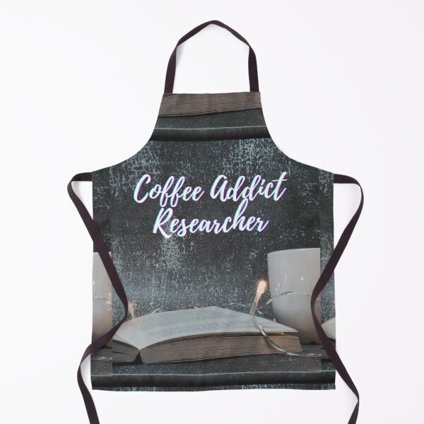 Item preview, Coffee addict Researcher - Research scholar phd themed gifts (in Blue) designed and sold by RebelliousRosee.