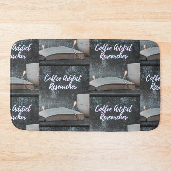 Item preview, Coffee addict Researcher -  Research scholar phd themed gifts (in Blue) designed and sold by RebelliousRosee.