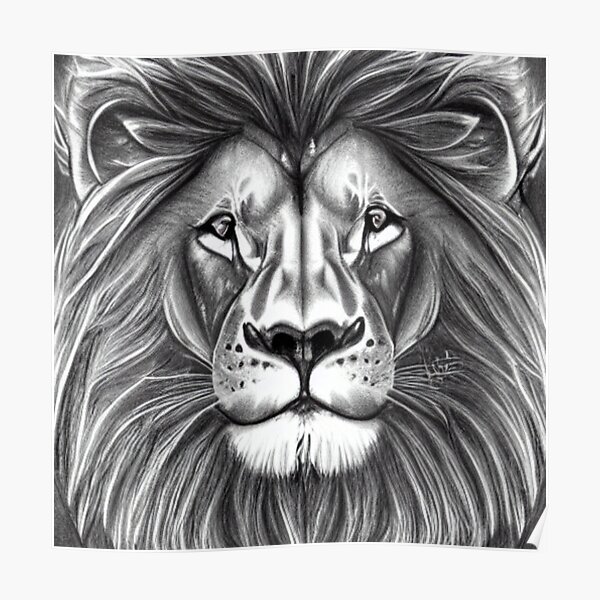 Izu the lion  Pencil drawings of animals Lion face drawing Lion sketch