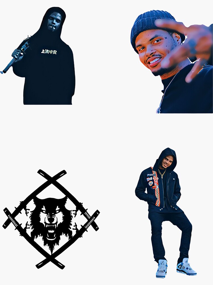 "Xavier Wulf Sticker Pack " Sticker for Sale by loyalistwhiz Redbubble
