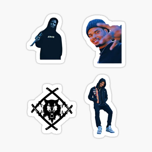 "Xavier Wulf Sticker Pack " Sticker for Sale by loyalistwhiz Redbubble
