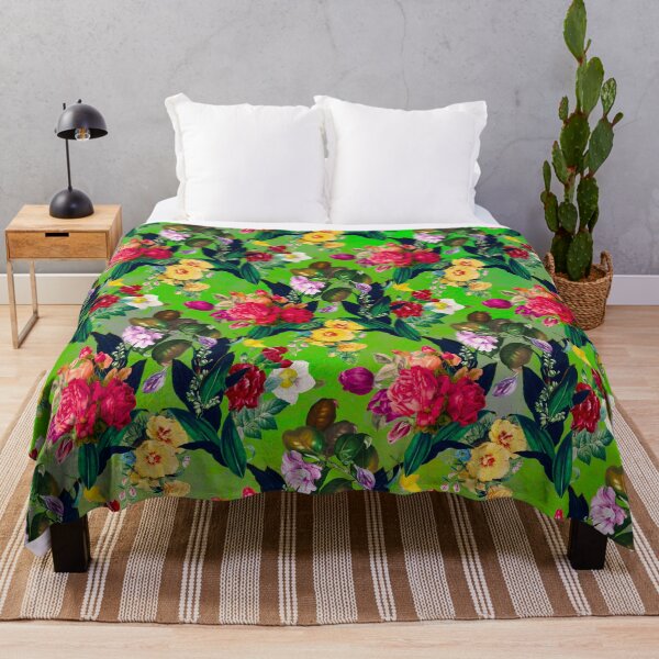 Item preview, Flowers in a diamond floral pattern, decorative pattern, modern design, flowers repeat pattern, green floral designed and sold by ZeinabTaha.