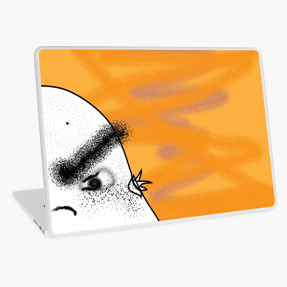 Angry Potato Man Laptop Skin